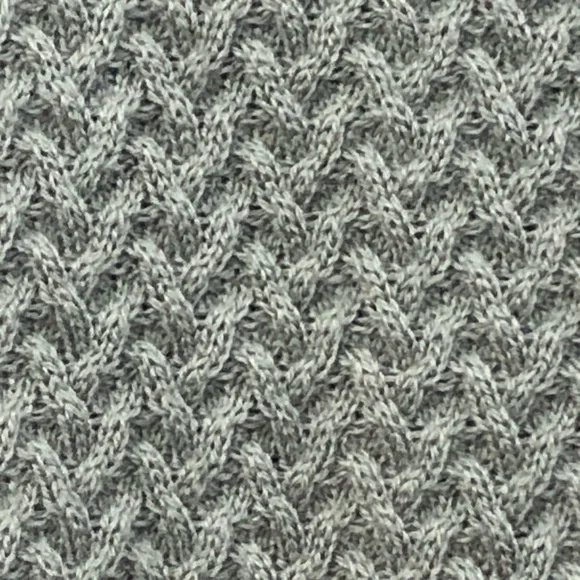 043 - ASOS Gray Crewneck Sweater with Textured Knit - Muscle fit - Picture 9 of 14